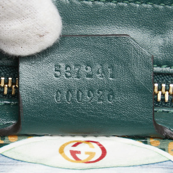 GUCCI Green Leather Shoulder Bag - Picture 16 of 16